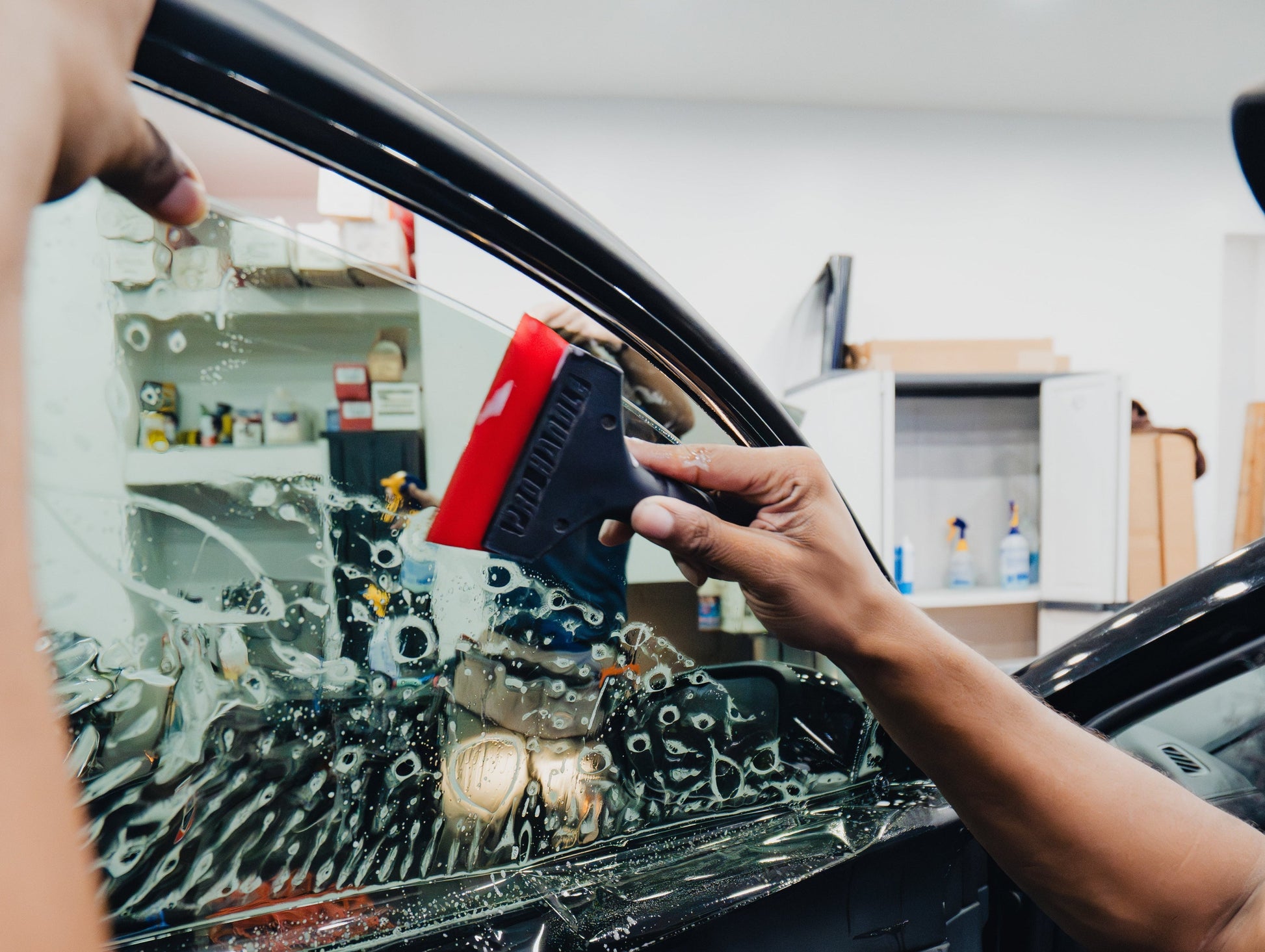 Window tinting service