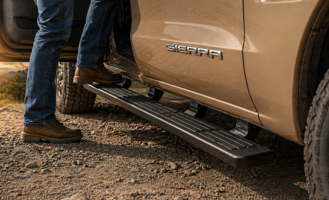 Climbing in and out of a lifted truck gets old fast.